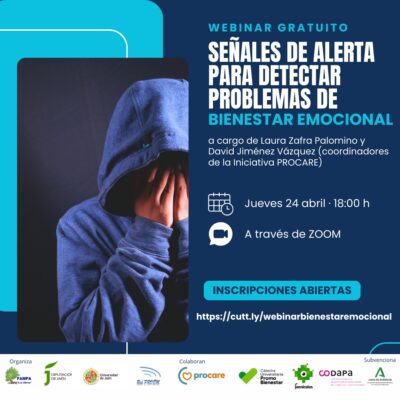 WEBINAR SEÑALES DE ALERTA PARA DETECTAR PROBLEMAS DE BIENESTAR EMOCIONAL