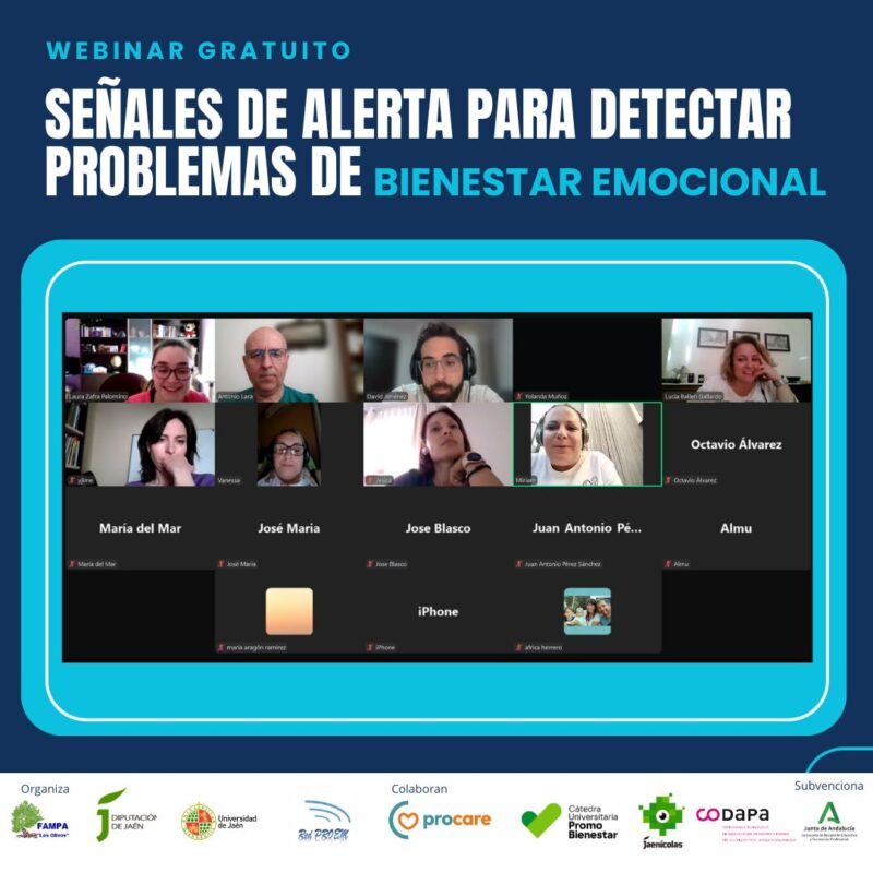 Webinar bienestar emocional