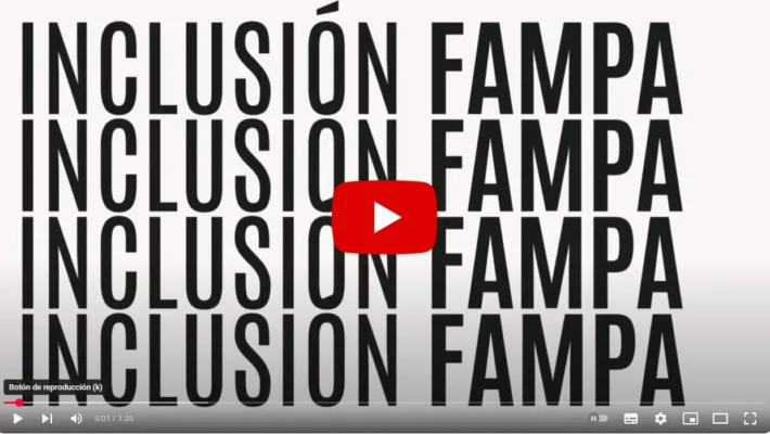 VIdeo de la campaña de FAMPA Los Olivos por la inclusión